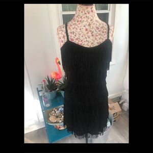 1920’s black flapper dress